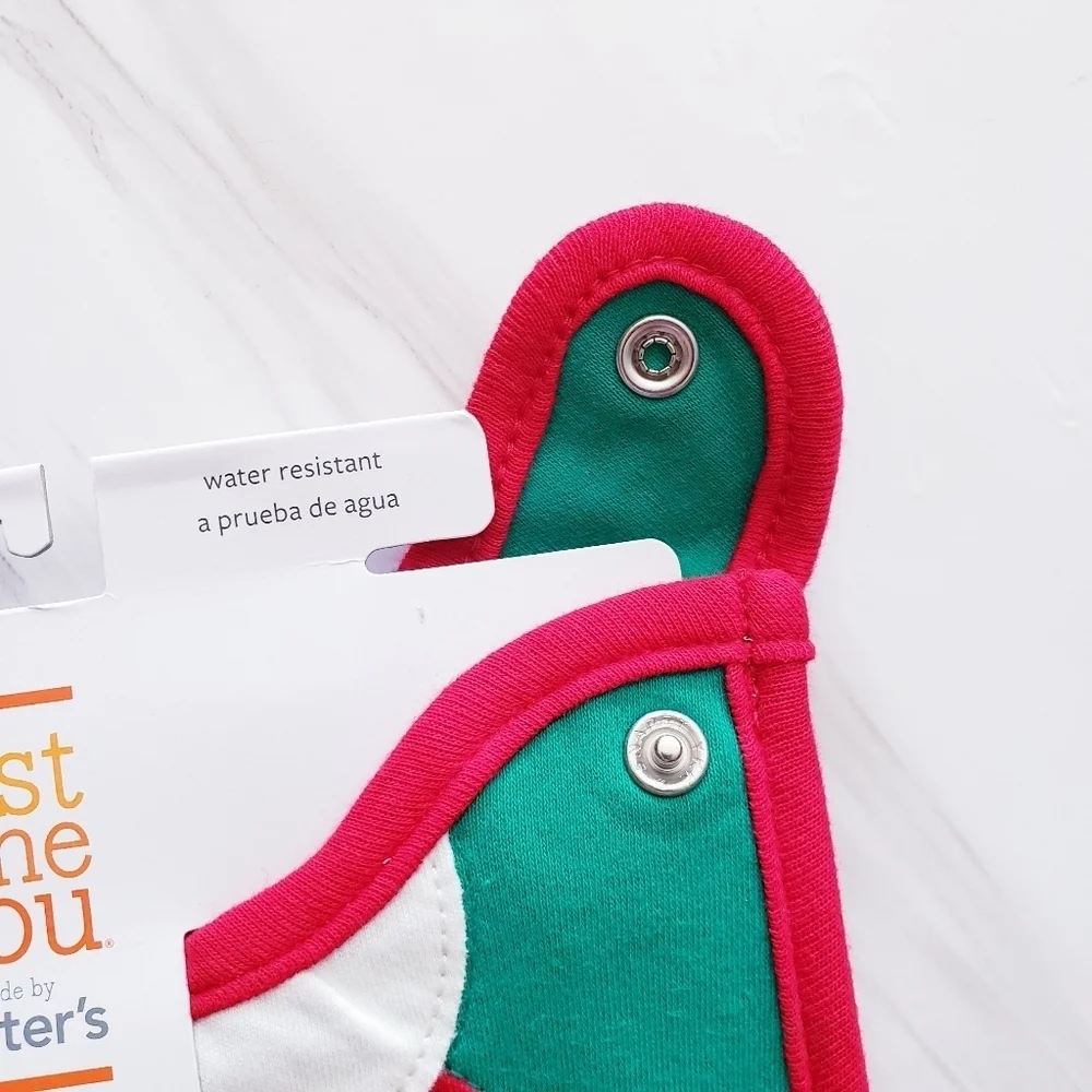 Carter's Teething Bib Water Resistant Holiday New